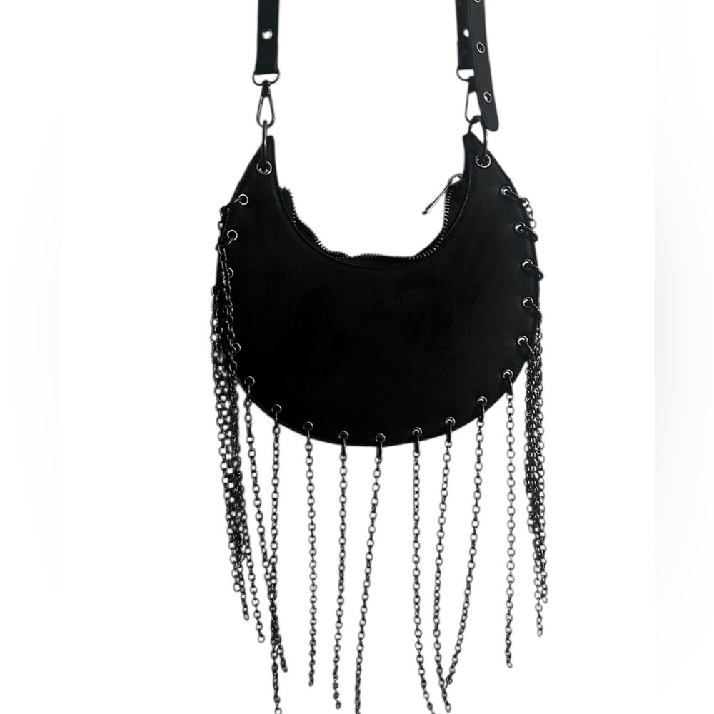 Dolls Kill Crescent moon chain bag